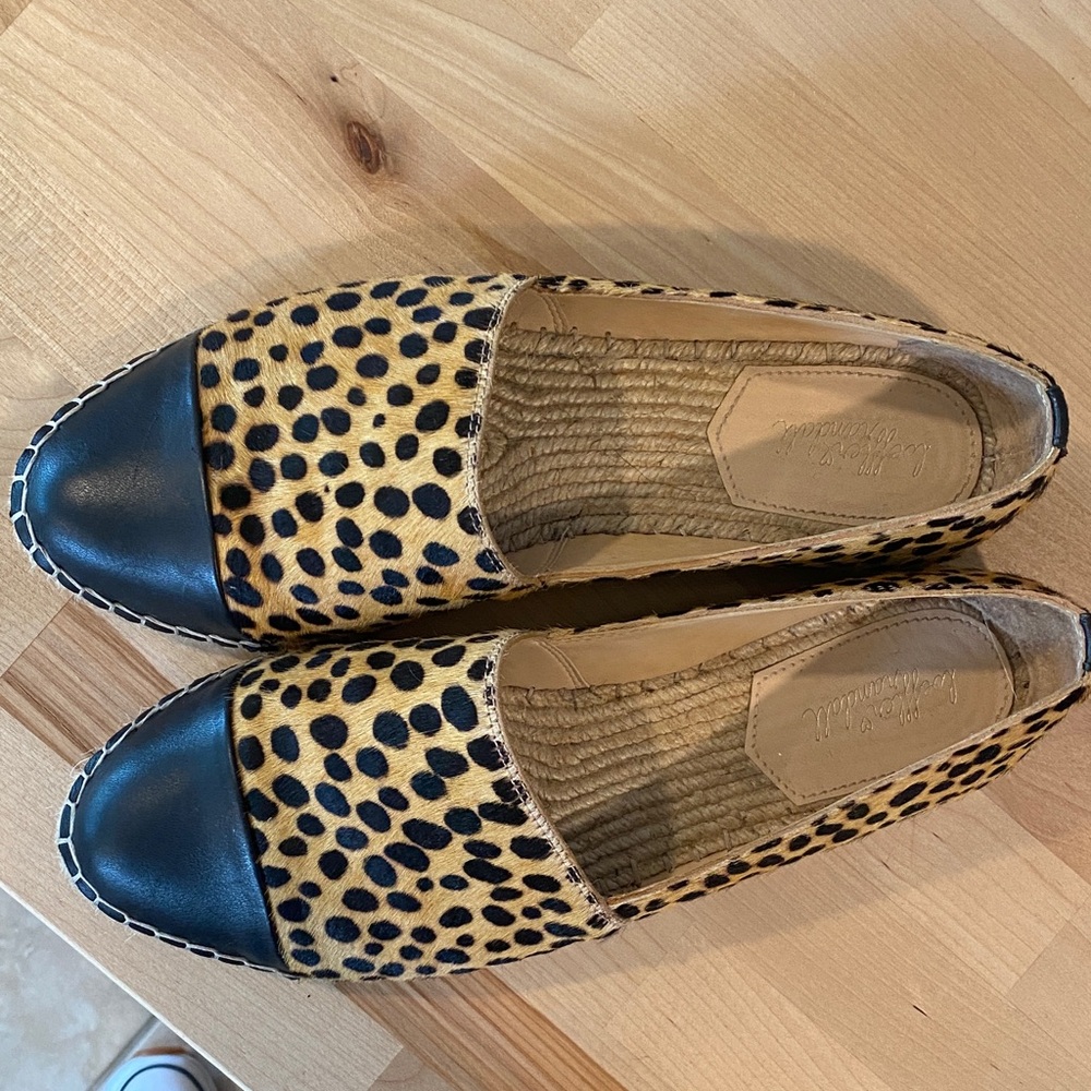 Loeffler Randall Spotted Flats with Black Toe